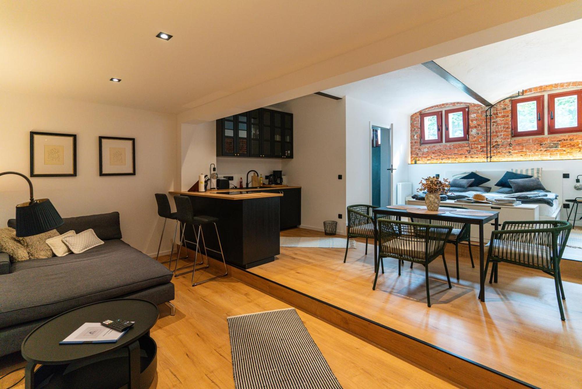 Apartment "Zum Kutscherhaus" ไลป์ซิก ภายนอก รูปภาพ